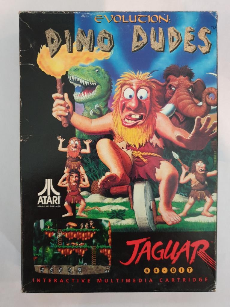DINO DUDES, Spelcomputers en Games, Games | Atari, Avontuur en Actie, Gebruikt, Atari Jaguar, 1 speler