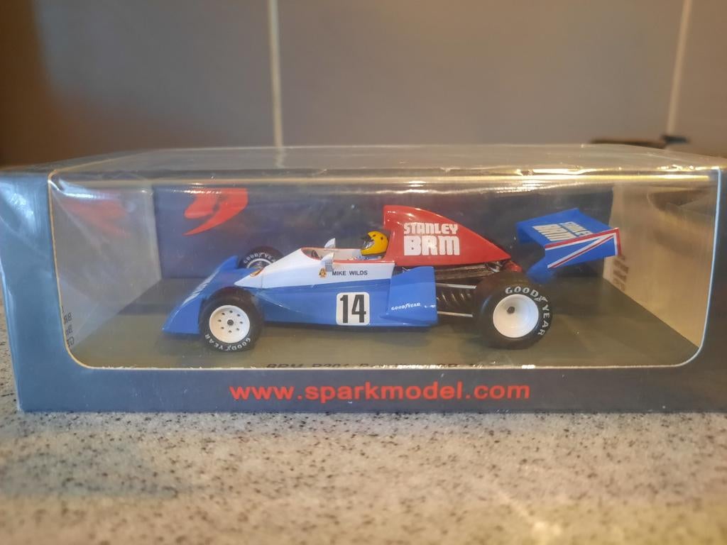 BRM Stanley P201 Brazilian GP 1976 Mike Wilds spark 1:43, Ophalen, Zo goed als nieuw, Auto, Overige merken