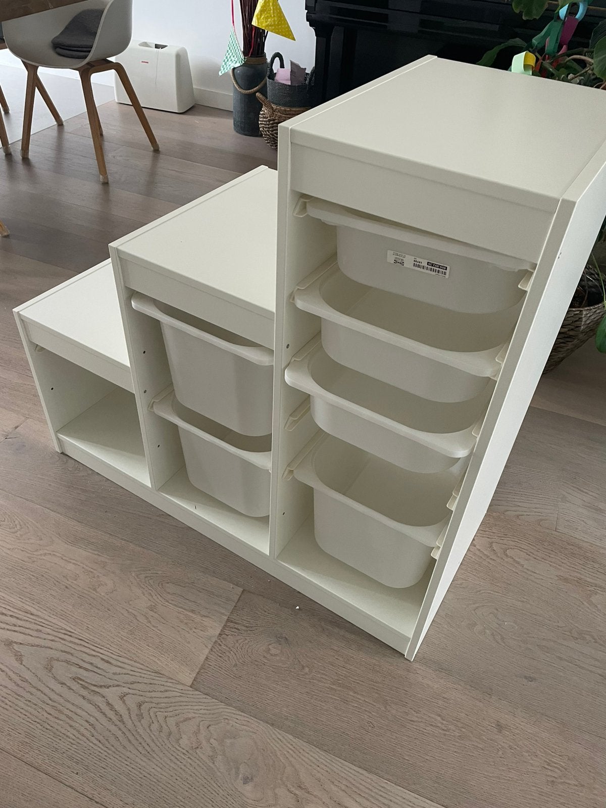 IKEA TROFAST opbergkast wit met bakken, Ophalen, Gebruikt