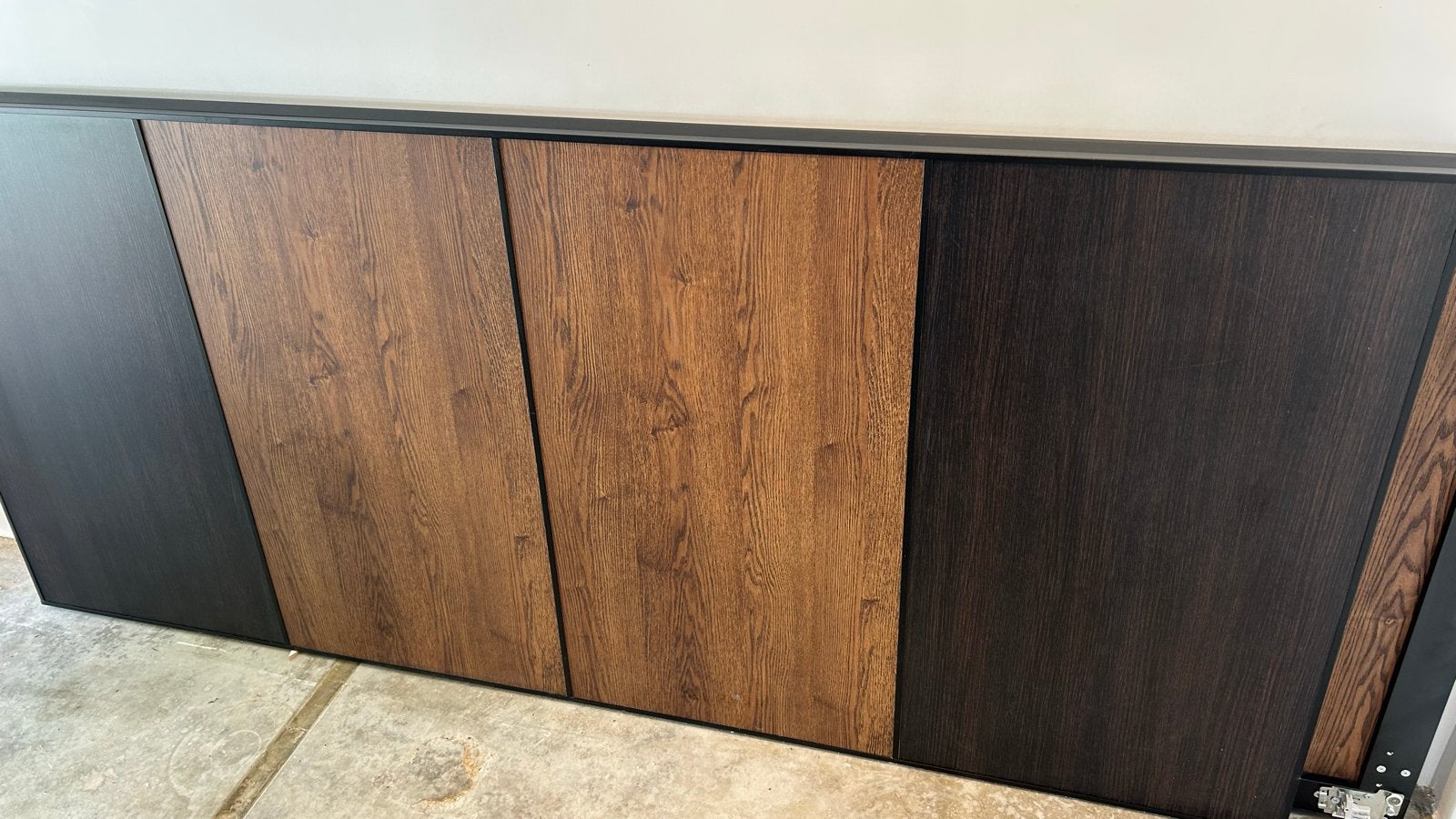 IKEA Pax Schuifdeuren 2x2.36m - Bruin/Zwart, Huis en Inrichting, Kasten | Kledingkasten, Ophalen, Gebruikt, Met deur(en), 200 cm of meer