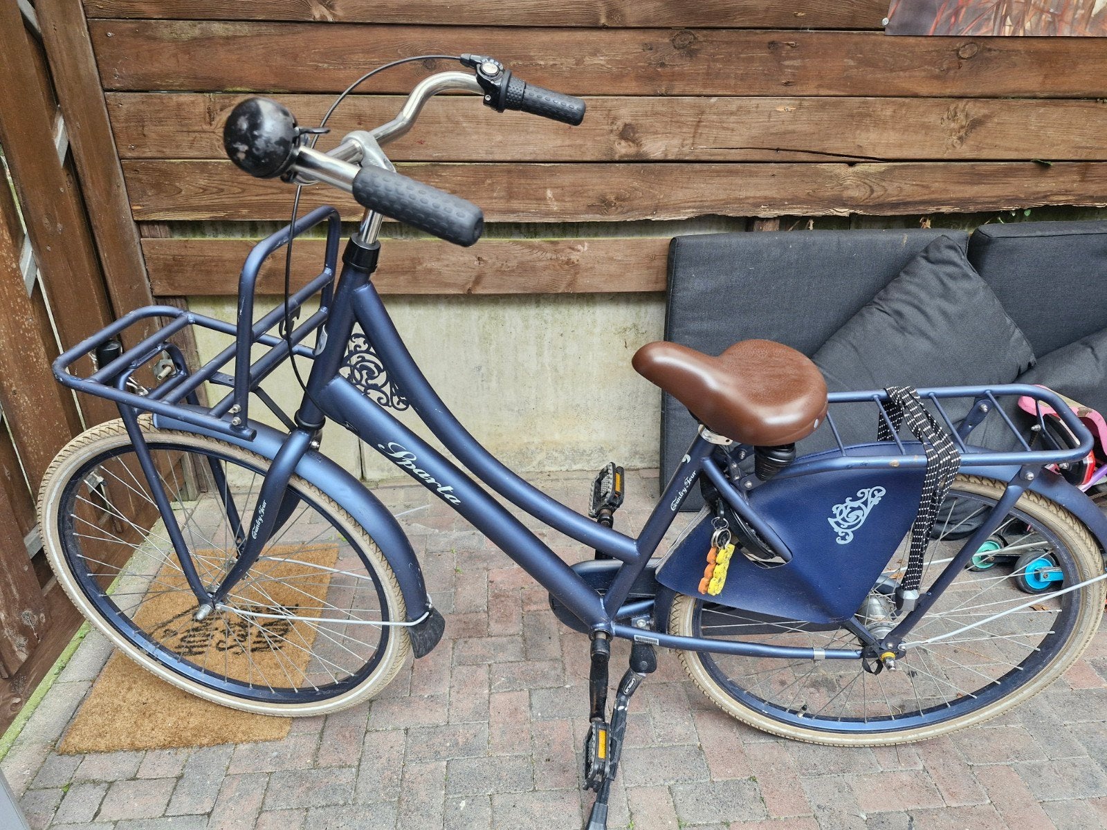 Sparta 28 inch fiets met voordrager en versnellingen, Ophalen, Sparta, Velgrem, Versnellingen