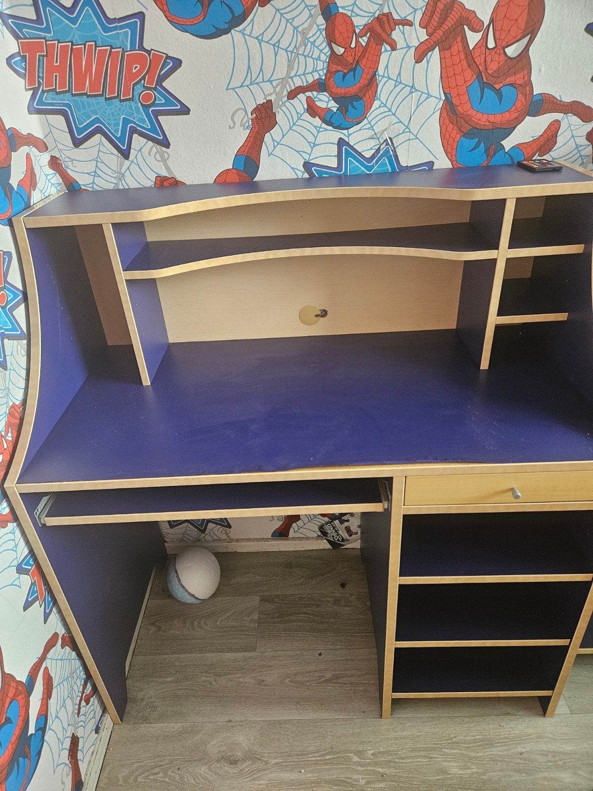 Paars bureau, Huis en Inrichting, Kasten | Secretaires, Ophalen