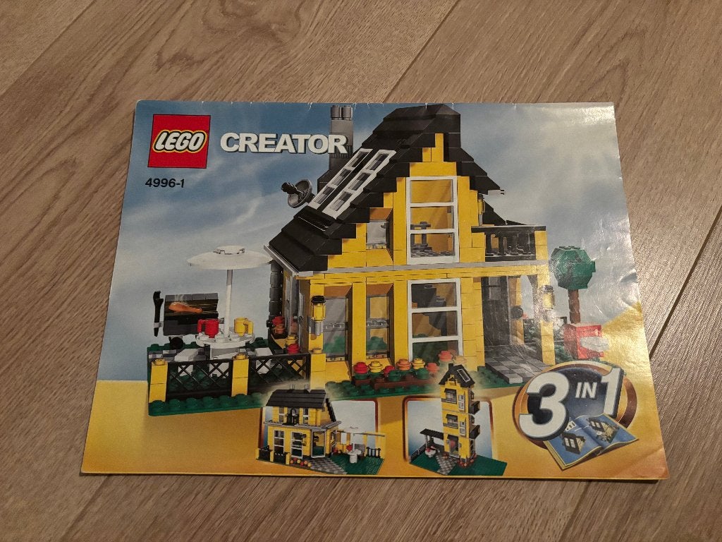 Lego 4996 Creator Strandhuis, Kinderen en Baby's, Speelgoed | Duplo en Lego, Gebruikt, Lego, Compleet, Ophalen of Verzenden