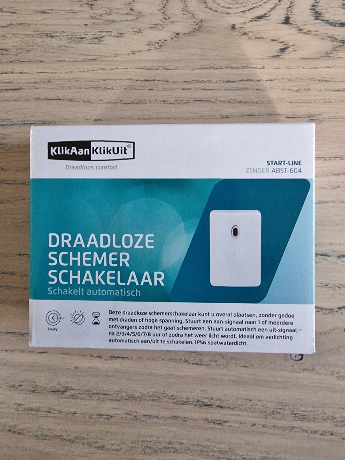 KlikAanKlikUit Draadloze Schemerschakelaar ABST-604, Ophalen of Verzenden, Gebruikt, Overige merken, Schakelaar