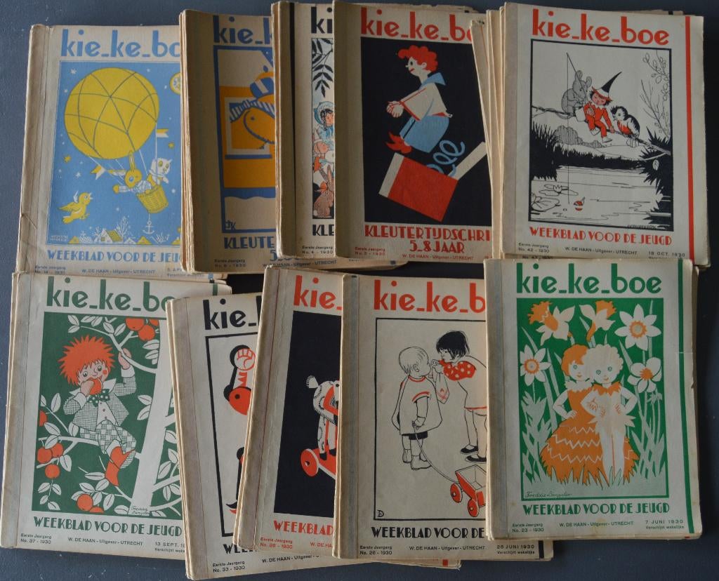 Kiekeboe, weekblad. 1930,  1ste jaargang!, Ophalen