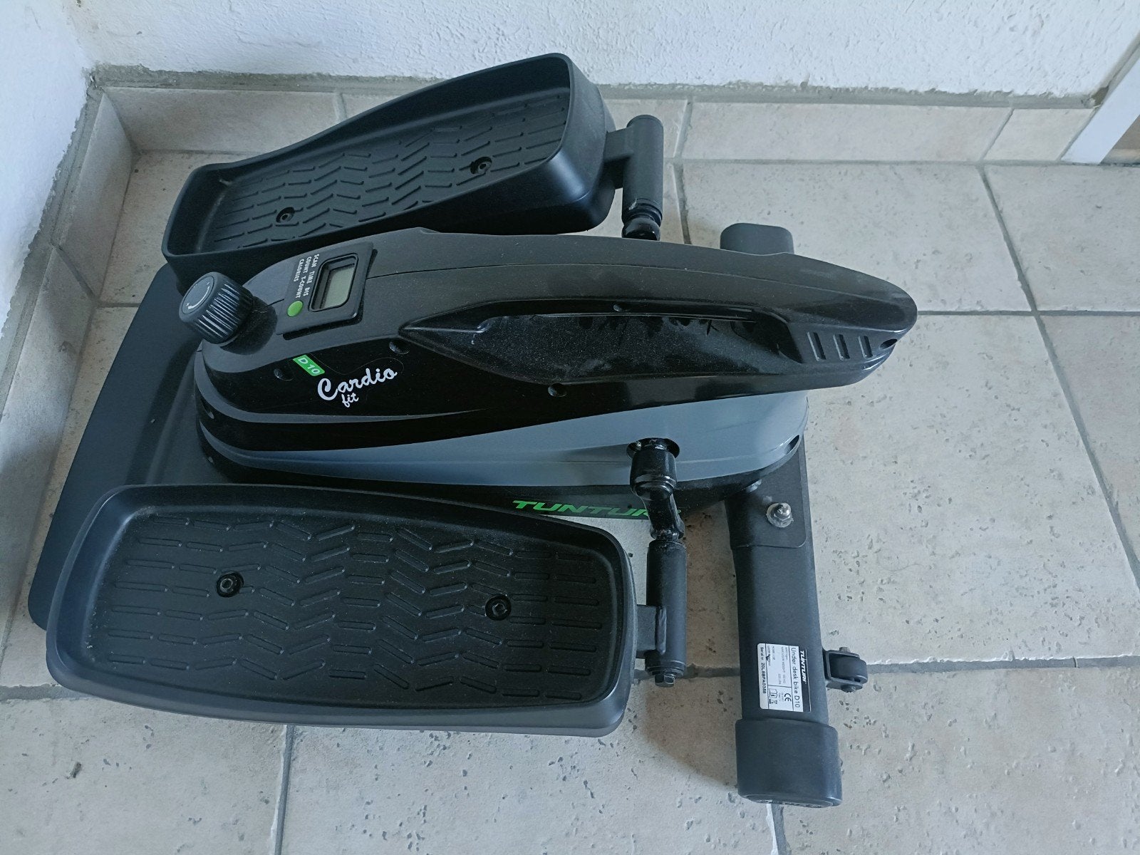 Mini Hometrainer / Pedaaltrainer voor onder bureau, Sport en Fitness, Ophalen, Kunststof, Armen, Zo goed als nieuw
