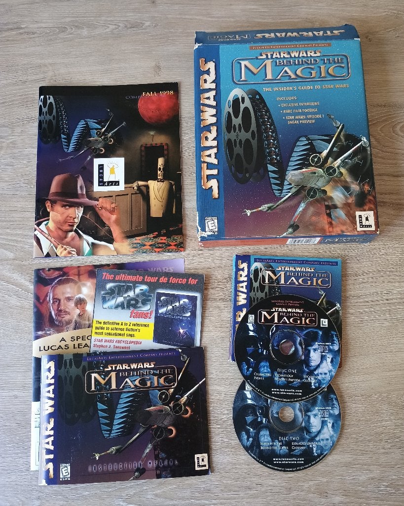 pc star wars behind the magic big box bigbox 1998, 1 speler, Ophalen of Verzenden, Gebruikt, Vanaf 3 jaar