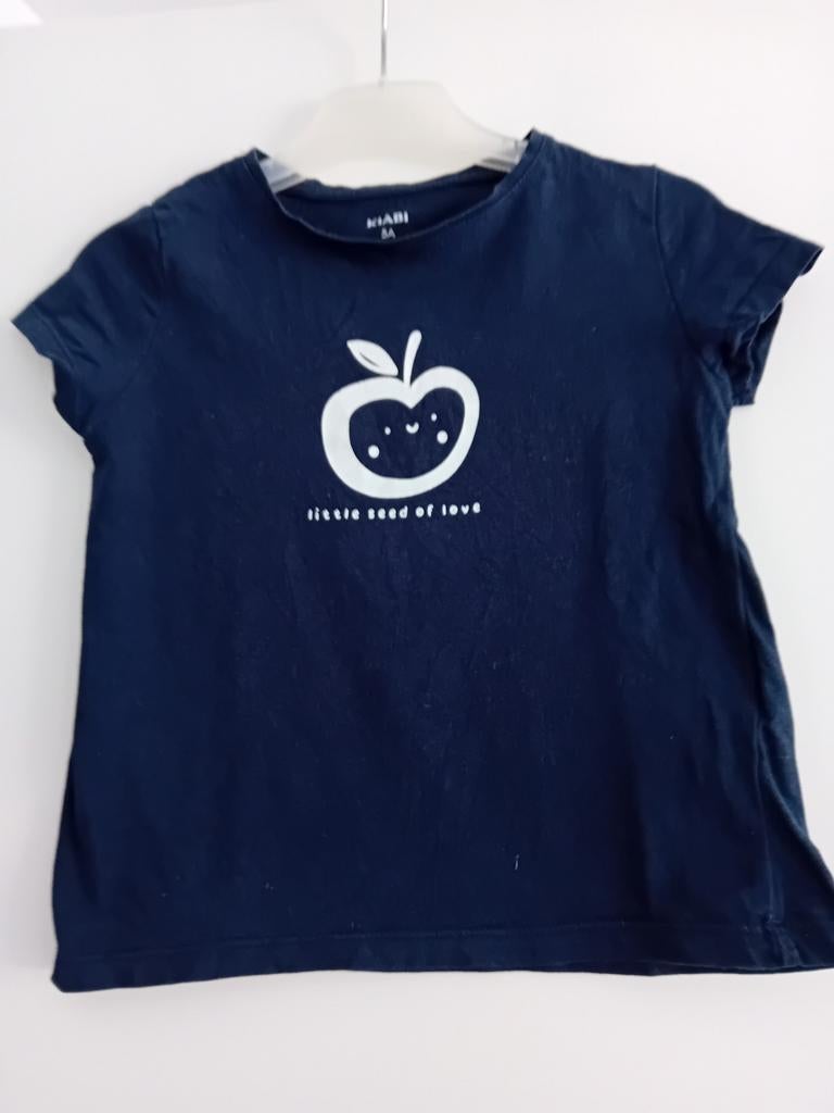 Kiabi T-shirt maat 110 (5 jaar) katoen, Kiabi, Meisje, Ophalen of Verzenden, Zo goed als nieuw