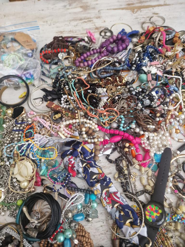Partij vintage sieraden, Ophalen of Verzenden, Overige materialen, Overige typen