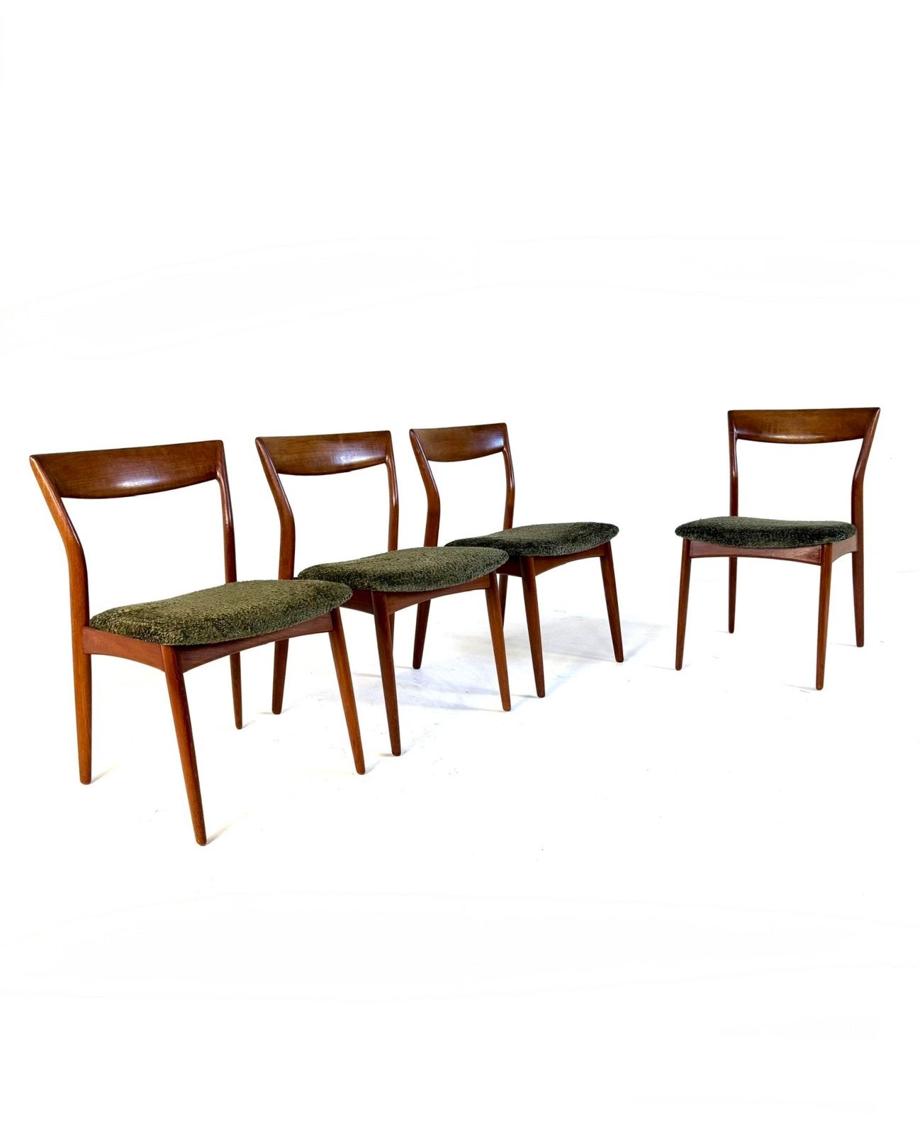 4x gerestaureerde eetkamerstoel, Viborg Møbelfabrik ‘60, Huis en Inrichting, Stoelen, Viborg Møbelfabrik, Ophalen of Verzenden