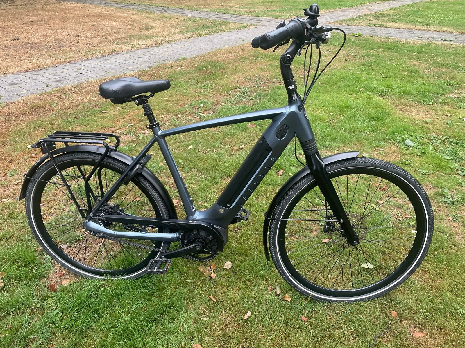 Gazelle Ultimate C8+ HMB met riemaandrijving en 500Wh accu, Ophalen of Verzenden, Zo goed als nieuw, 50 km per accu of meer, 55 tot 59 cm