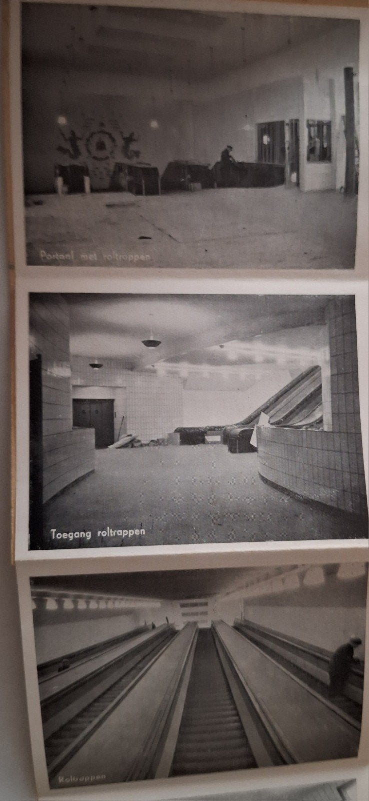 Klein ansichtkaarten boekje Maastunnel Rotterdam, Verzamelen, Ophalen of Verzenden