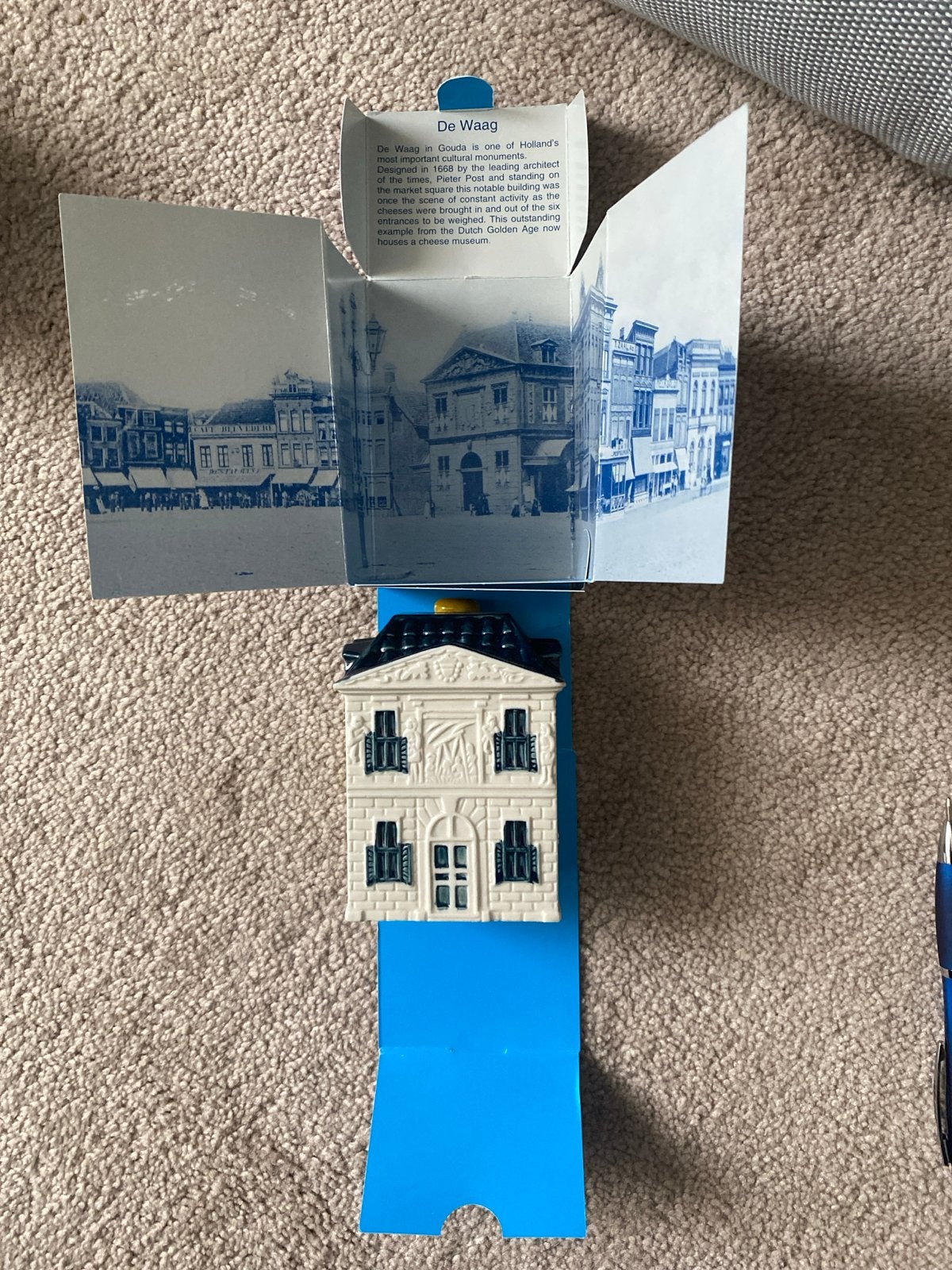 KLM Delfts Blauw huisje De Waag Gouda BOLS, Ophalen of Verzenden, Zo goed als nieuw