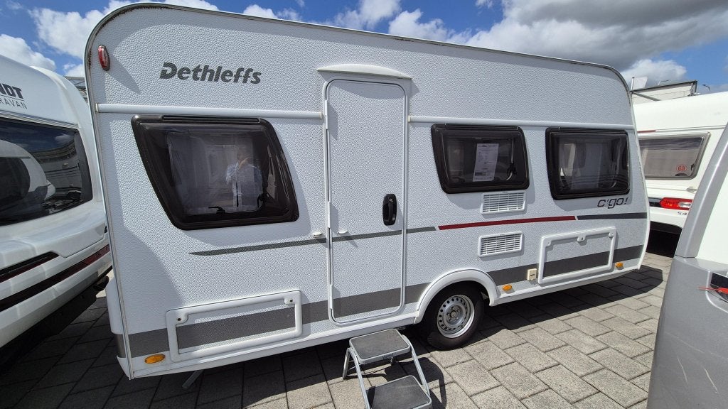 Dethleffs C'Go 415 QL, Caravans en Kamperen, Caravans, Standaardzit, Bedrijf, Tot en met 3, Kachel