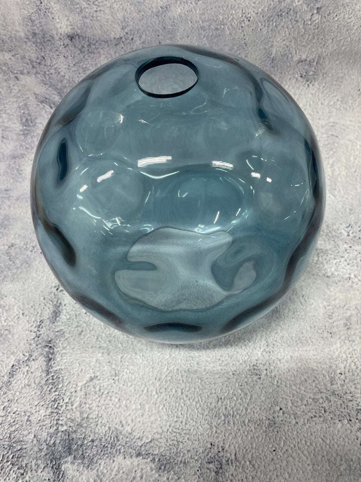Made Ilaria Hanglamp Glazen Bol - 20 cm Blauw, Huis en Inrichting, Ophalen of Verzenden, Gebruikt