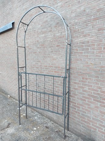 Rozenboog met looppoortje Stevige rozenbogen, Tuin en Terras, Ophalen, Met poort, Nieuw, Sierhekwerk