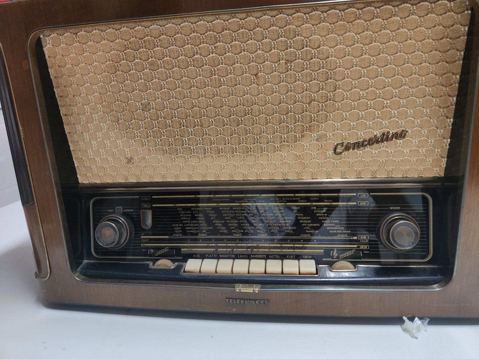 Telefunken Concertino radio - Werkt goed, Ophalen of Verzenden, Gebruikt, Radio
