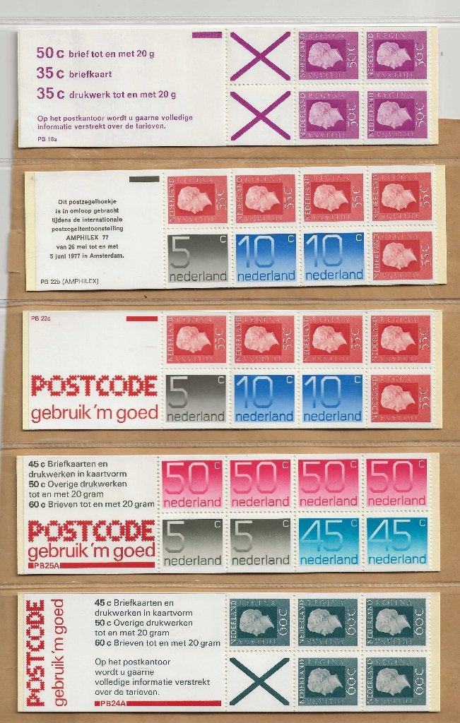 Nederlandse postzegelboekjes - Diverse uitgaven, Ophalen of Verzenden, Na 1940, Postfris