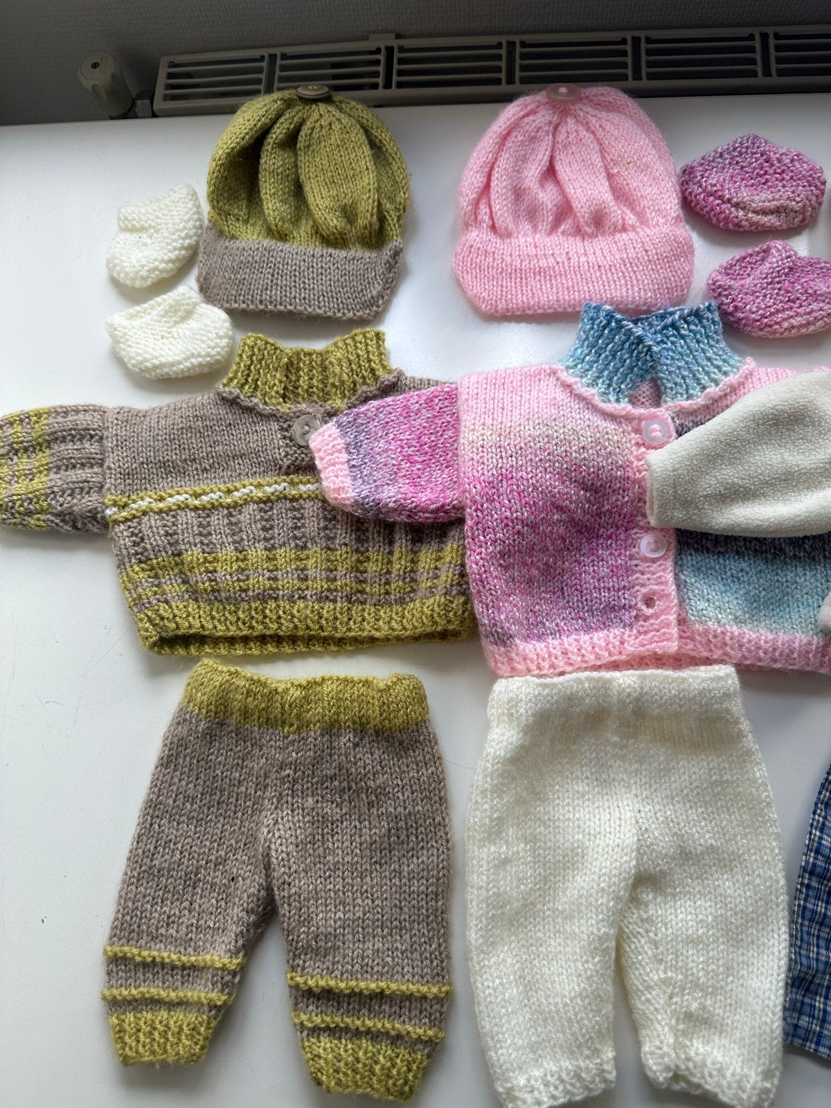 Poppenkleding winter setjes, Ophalen of Verzenden, Gebruikt, Meisje