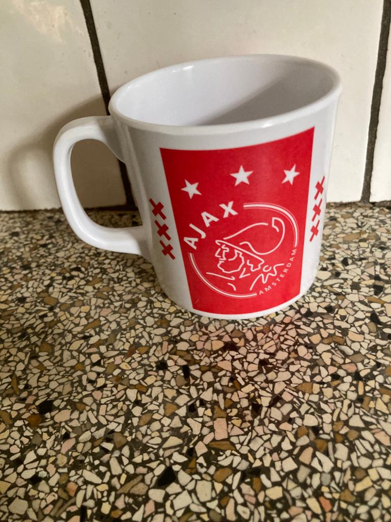 Beker ajax, Ophalen of Verzenden, Zo goed als nieuw, Ajax, Overige typen