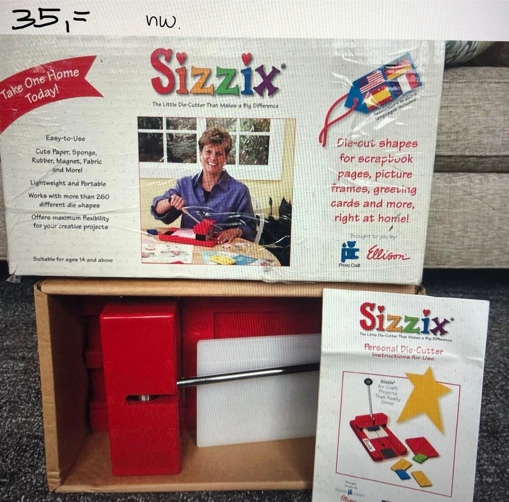 Sizzix stans apparaat nw, Ophalen of Verzenden, Nieuw, Overige thema's, Pons of Mal