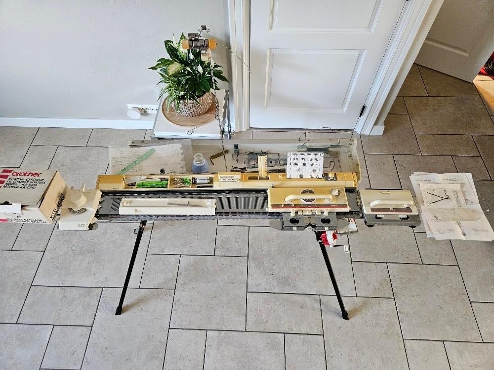 Brother breimachines, Ophalen of Verzenden, Gebruikt, Breien, Machine