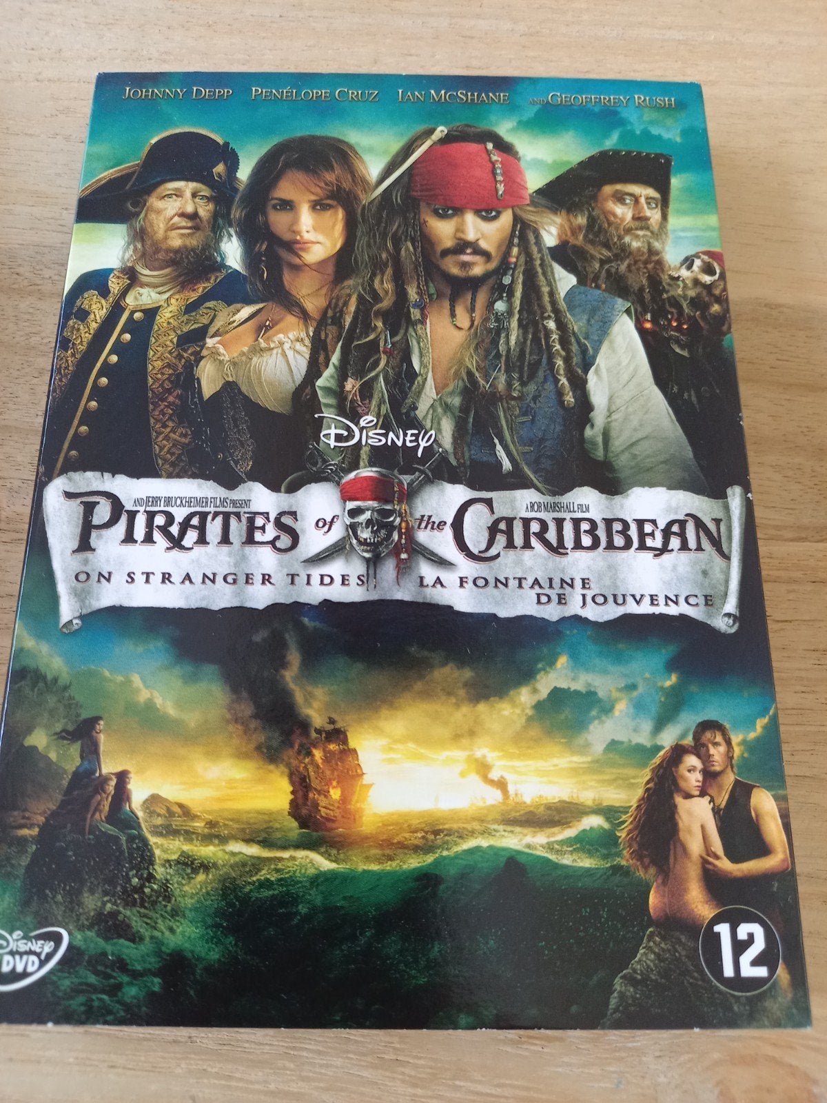 Pirates of the caribbean , on stranger tides dvd, Vanaf 12 jaar, Ophalen, Zo goed als nieuw