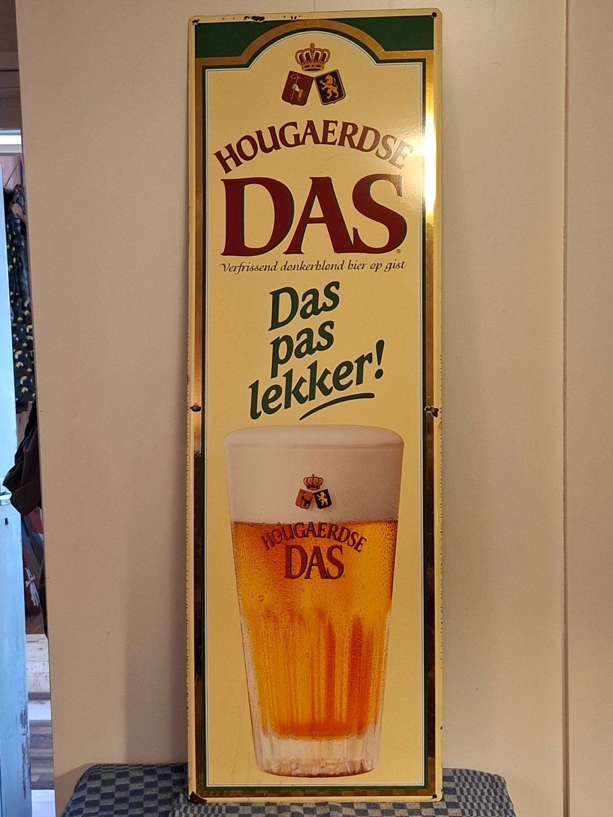 emaille bord, Ophalen of Verzenden, Gebruikt, Reclamebord, Plaat of Schild, Overige merken