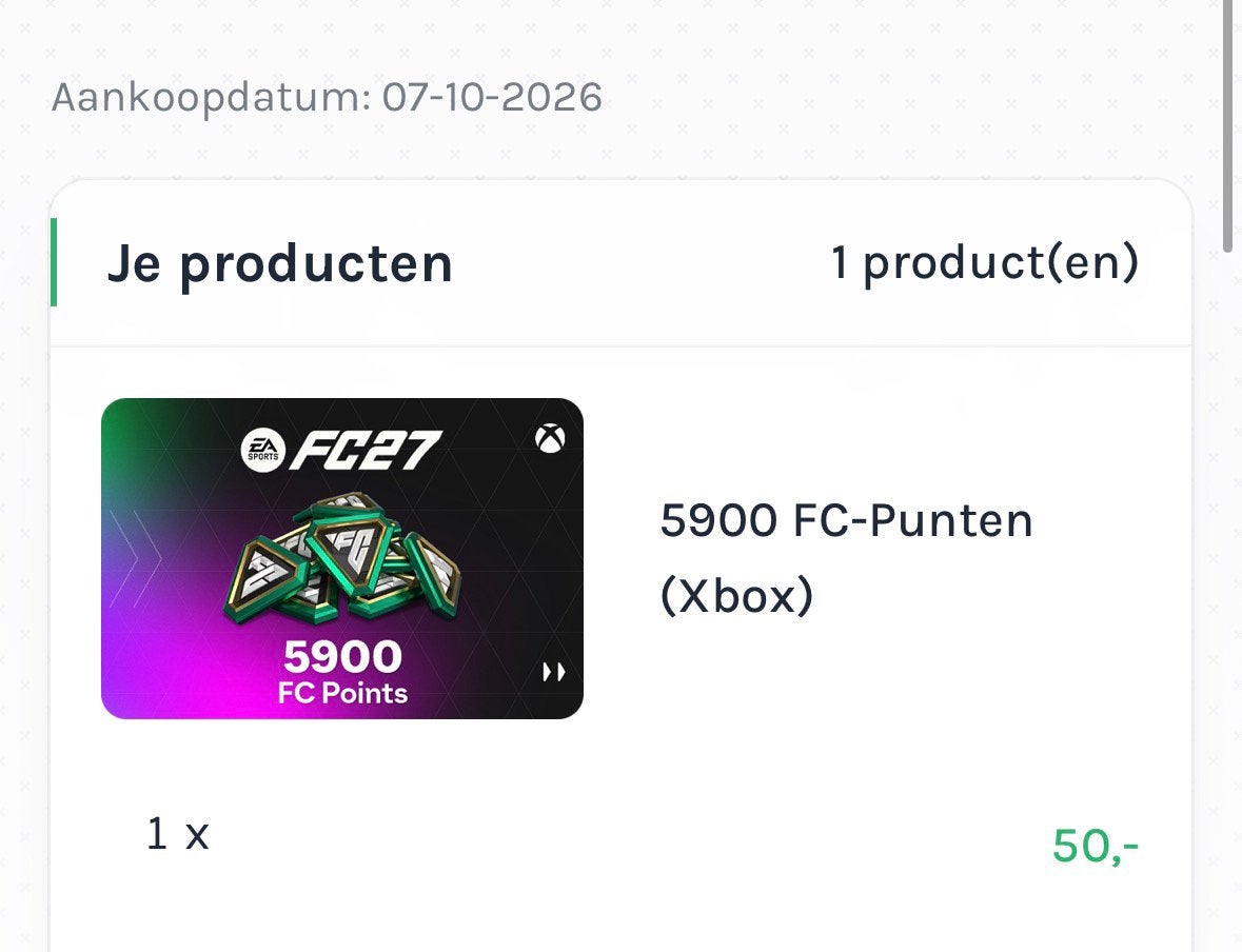 5900 Fc point voor de xbox