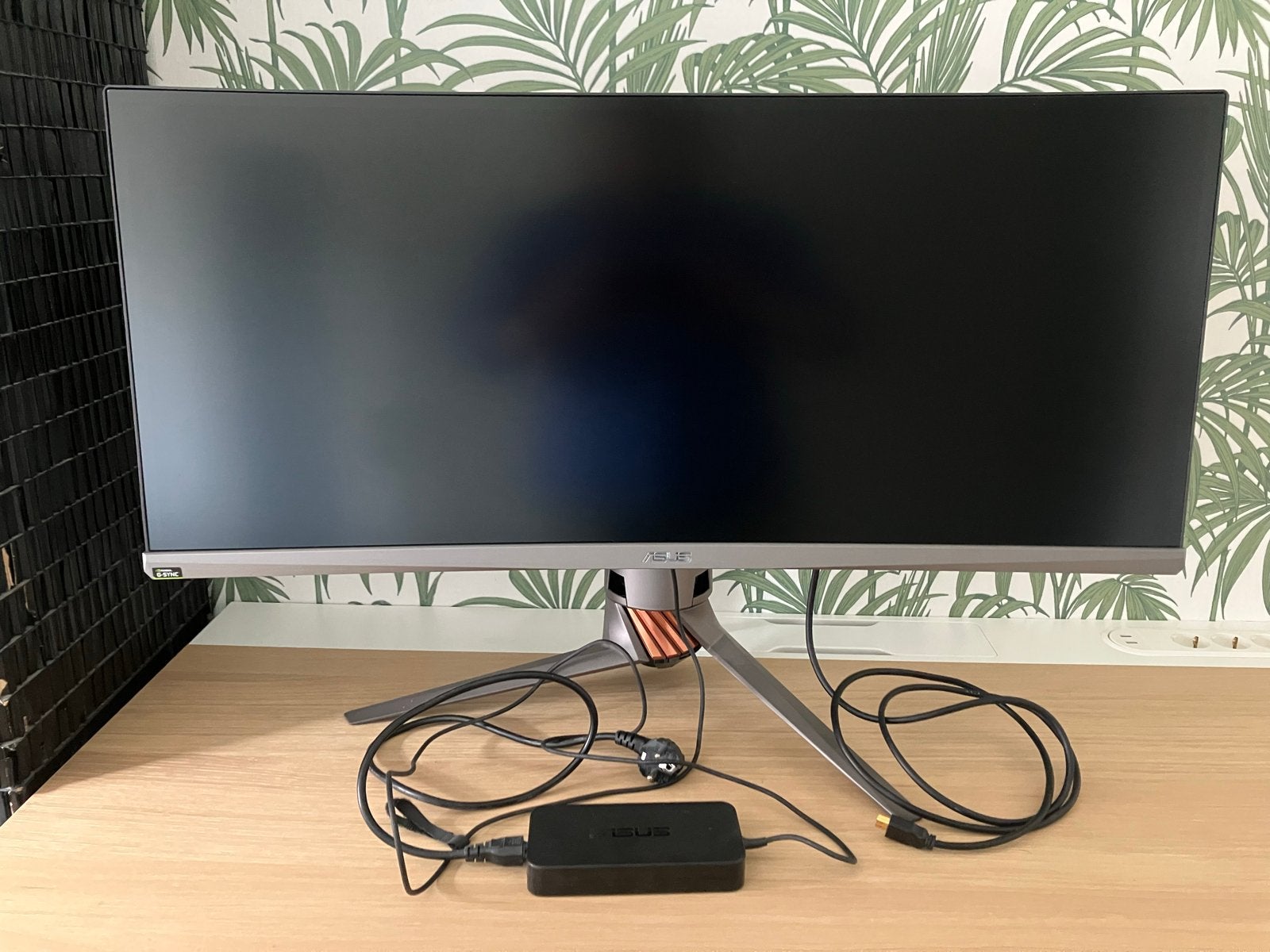 ASUS PG348Q Ultrawide Gaming Monitor + HDMI-kabel, 101 t/m 150 Hz, Curved, Quad HD (2K), Ophalen