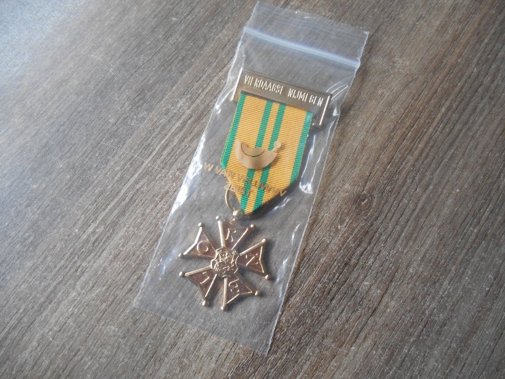 Medaille Vierdaagse Nijmegen voor de 1ste keer, Ophalen of Verzenden, Landmacht, Nederland, Lintje, Medaille of Wings