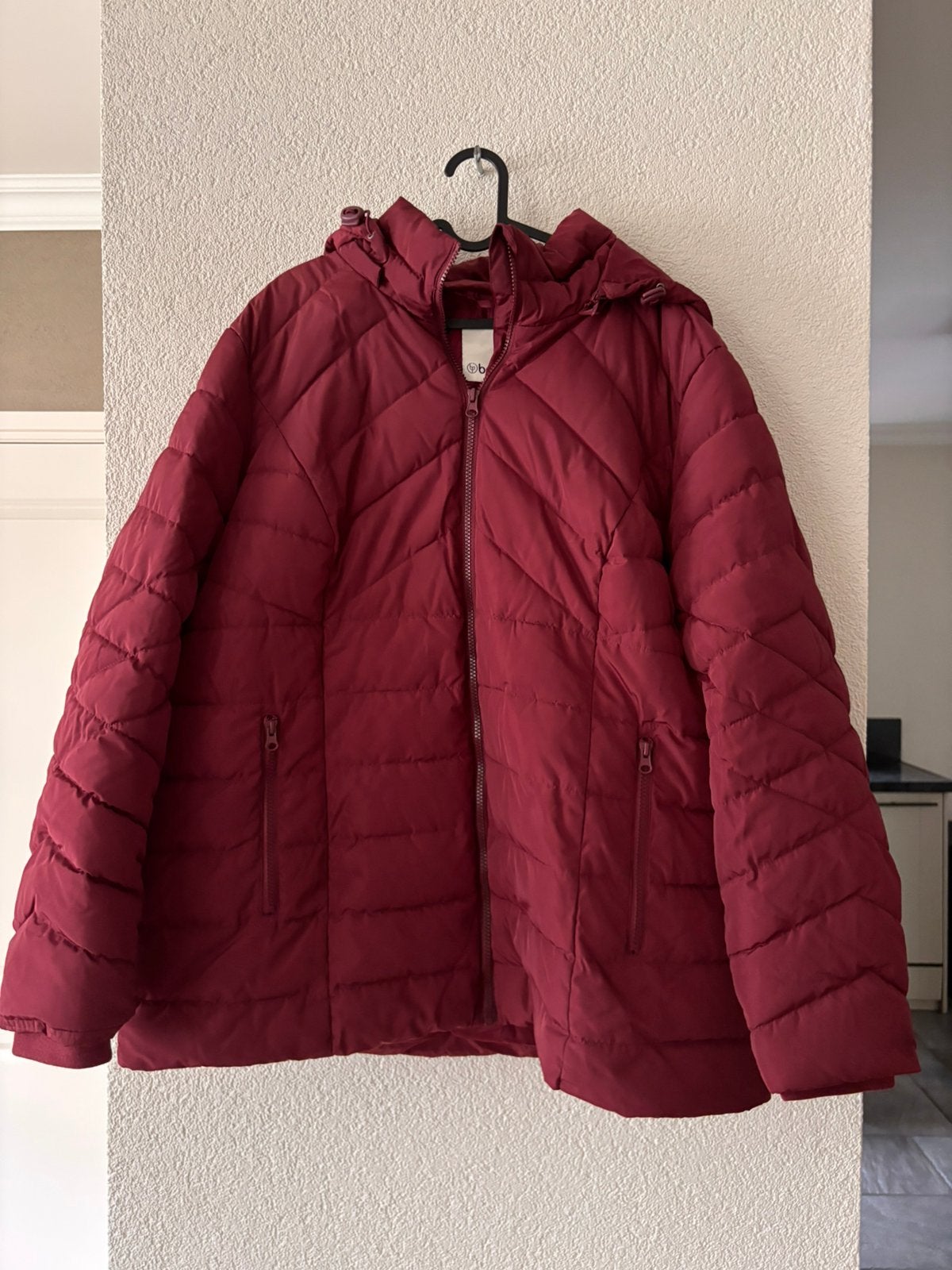 Bonprix jas boedeaux | maat 50, Ophalen of Verzenden, Zo goed als nieuw, Rood, Jas of Mantel