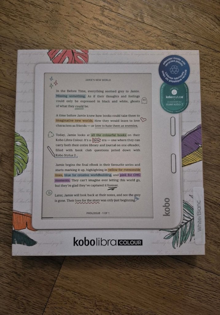 Kobo Libra colour 32gb ZGAN, Computers en Software, E-readers, Ophalen of Verzenden, Zo goed als nieuw