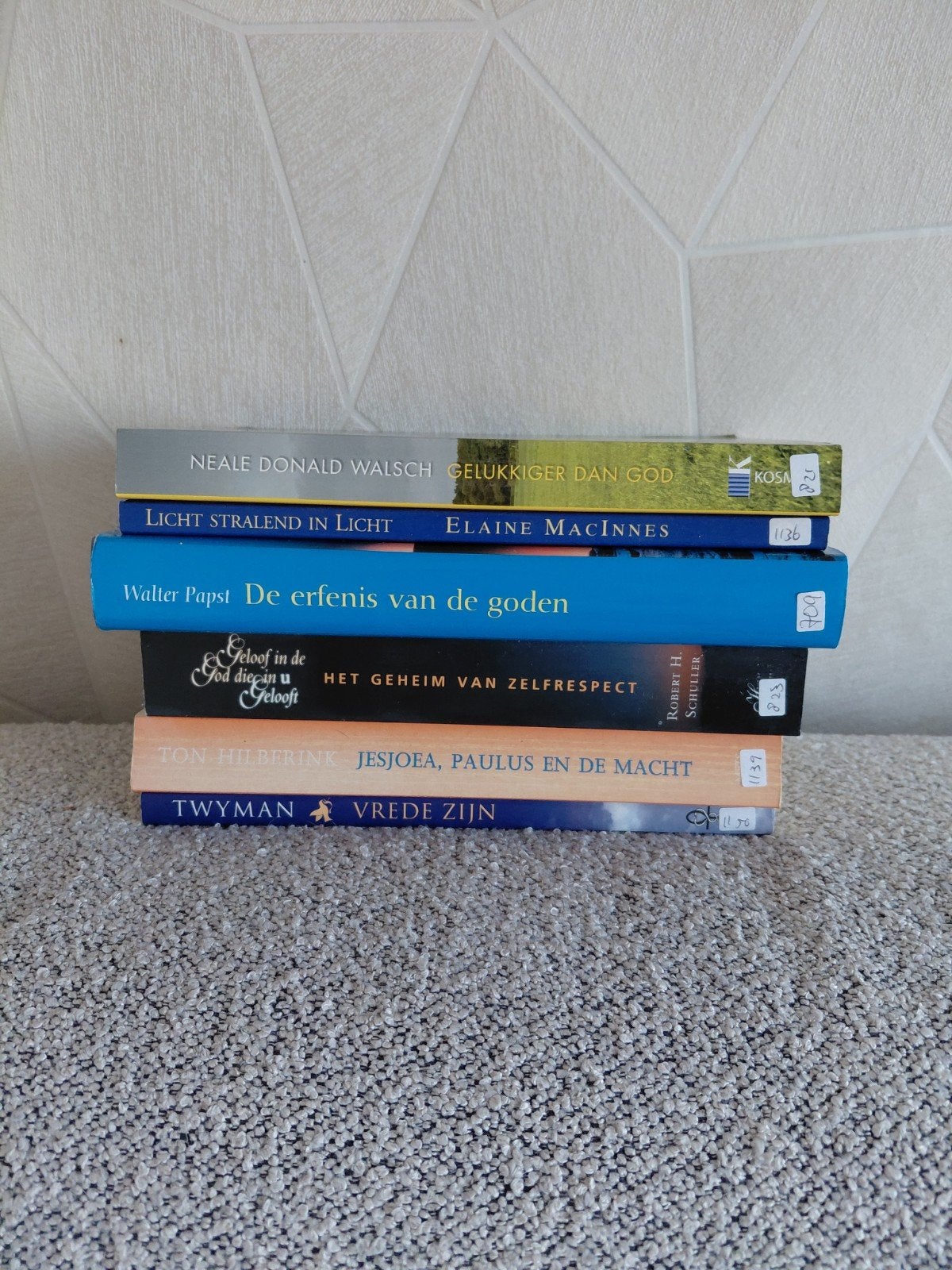 Diverse spirituele boeken - Set van 6, Ophalen of Verzenden, Gelezen, Spiritualiteit algemeen, Verhaal of Roman
