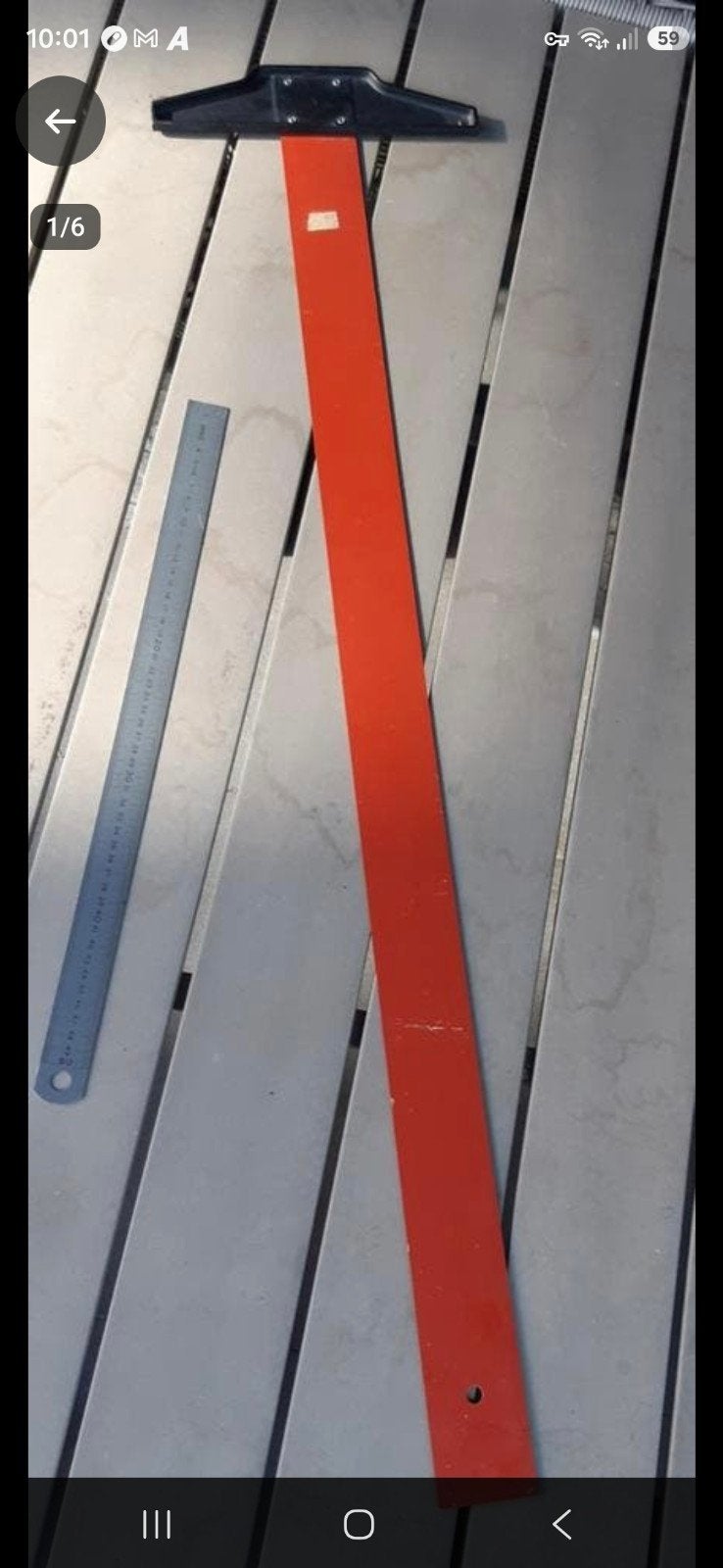 Marabu GM 100 Meetlat/Liniaal + Extra 50 cm Liniaal, Ophalen of Verzenden, Zo goed als nieuw