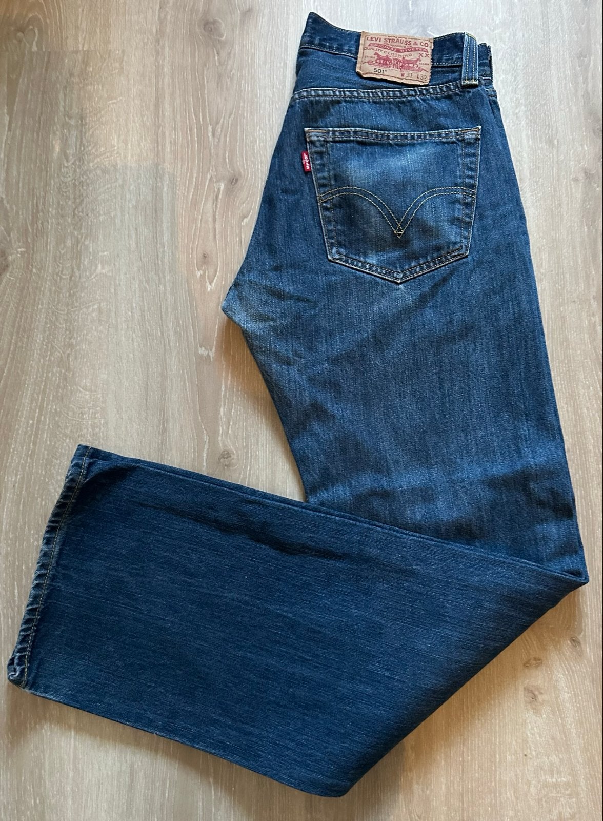 Levi's 501 spijkerbroek W31 L32 - Zo goed als nieuw, Ophalen of Verzenden, Zo goed als nieuw, Blauw, W30 - W32 (confectie 38/40)