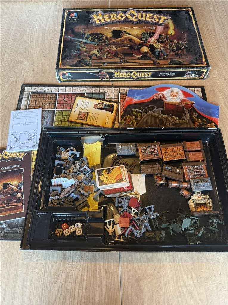 Heroquest voor onderdelen - S7282, Hobby en Vrije tijd, Ophalen of Verzenden, Zo goed als nieuw