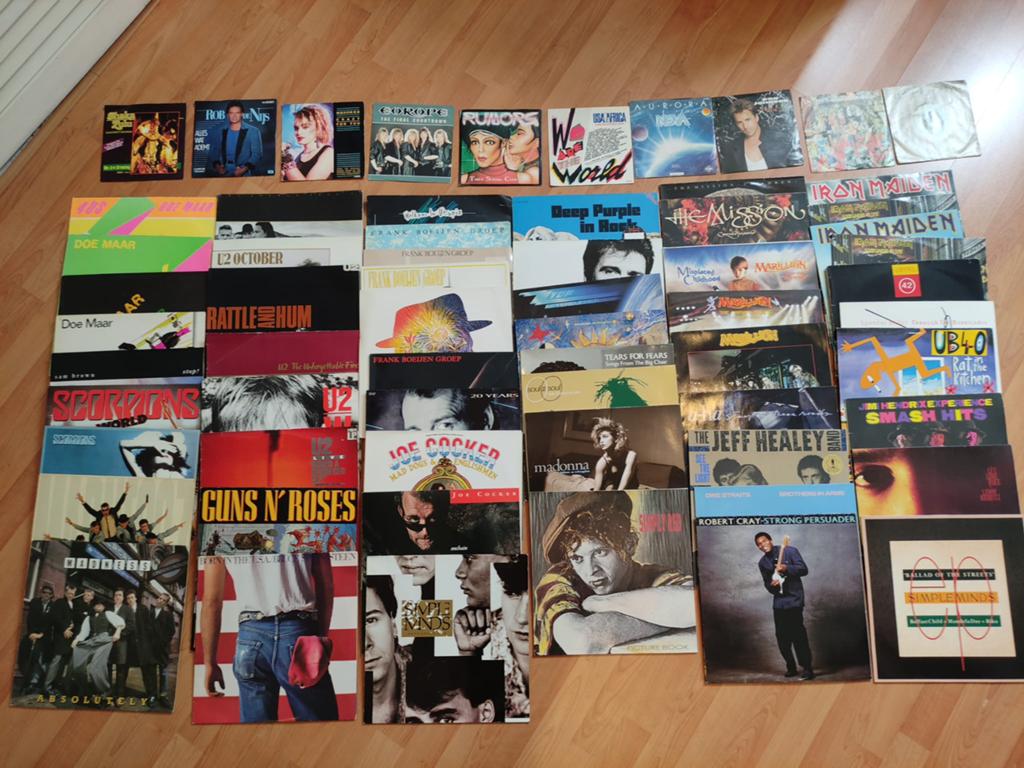 Assortiment LP’s en singles, Ophalen, 1980 - 1989, Gebruikt, 12 inch