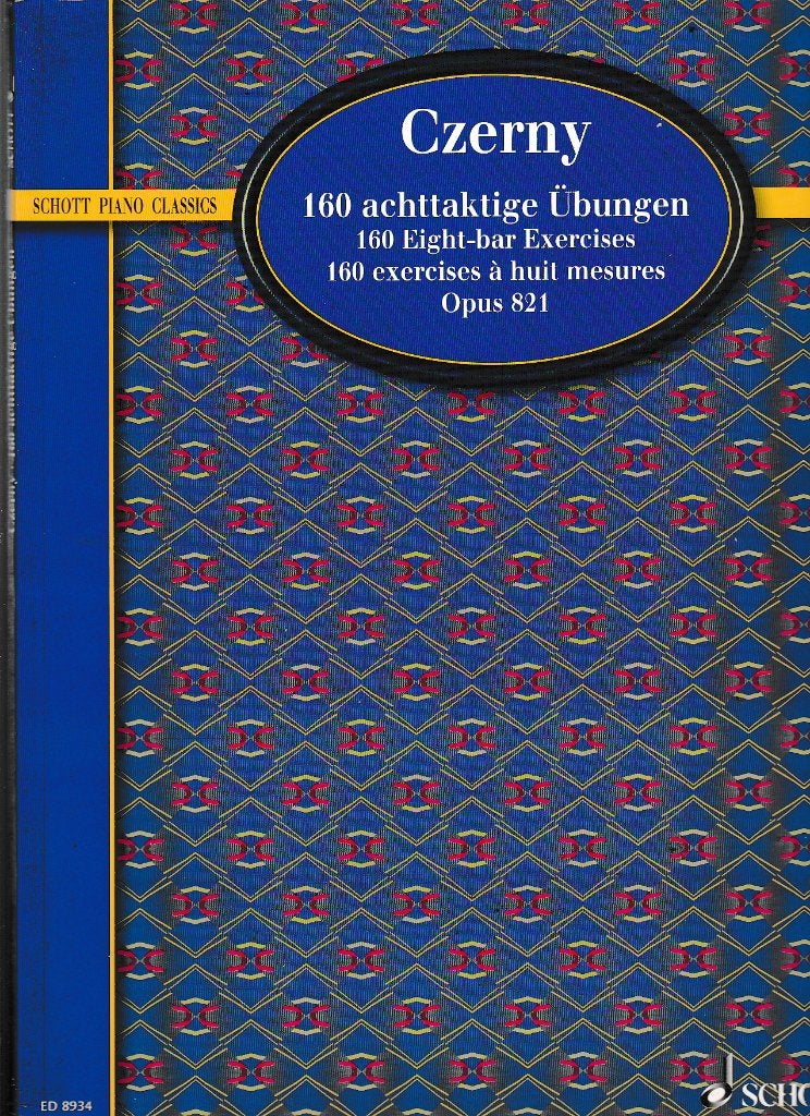 Czerny 160 Achttaktige Ubungen ( 73 ), Verzenden, Klassiek, Zo goed als nieuw, Artiest of Componist