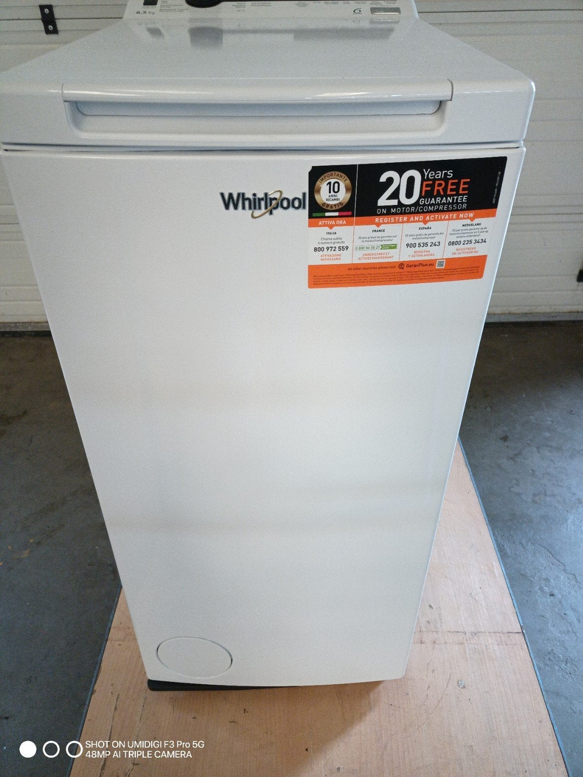 whirlpool bovenlader, Ophalen, Zo goed als nieuw