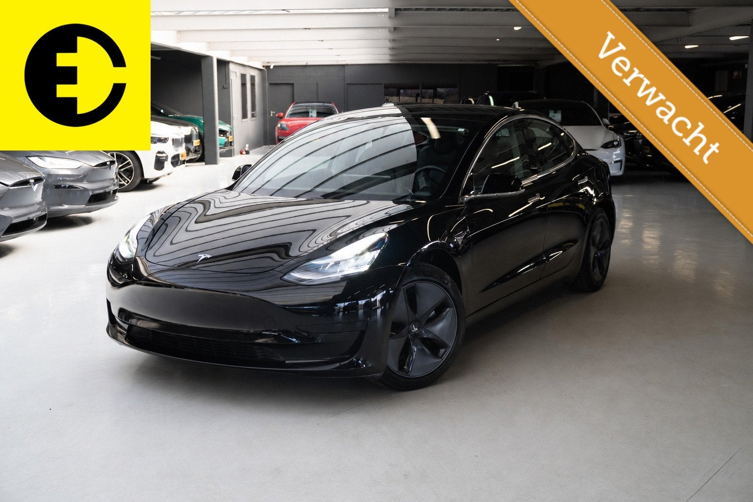 Tesla Model 3 Long Range RWD 75 kWh | FSD | Pano | Incl.BTW, Auto's, Automaat, Achterwielaandrijving, Gebruikt, Zwart