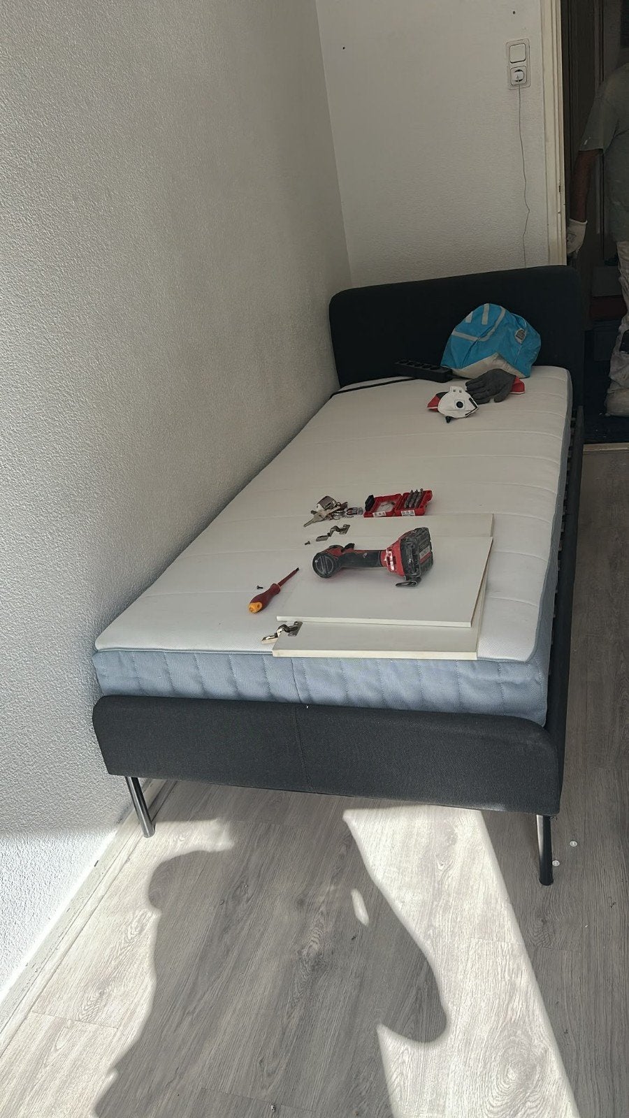 Diverse meubels voor een prikkie kast bedden boxspring, Gebruikt, 90 cm, Eenpersoons, Ophalen of Verzenden