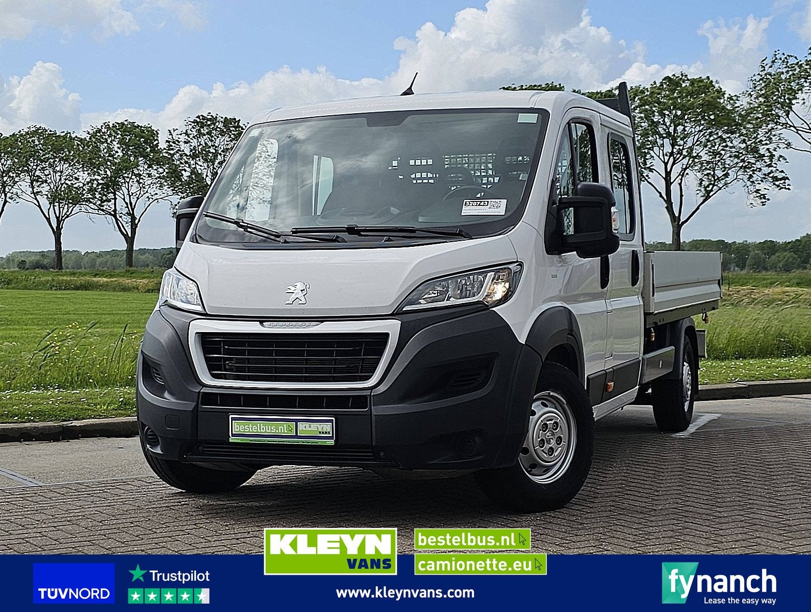 PEUGEOT BOXER 2.0 l3 open-laadbak dc!, Gebruikt, Euro 6, Navigatiesysteem, 7 stoelen