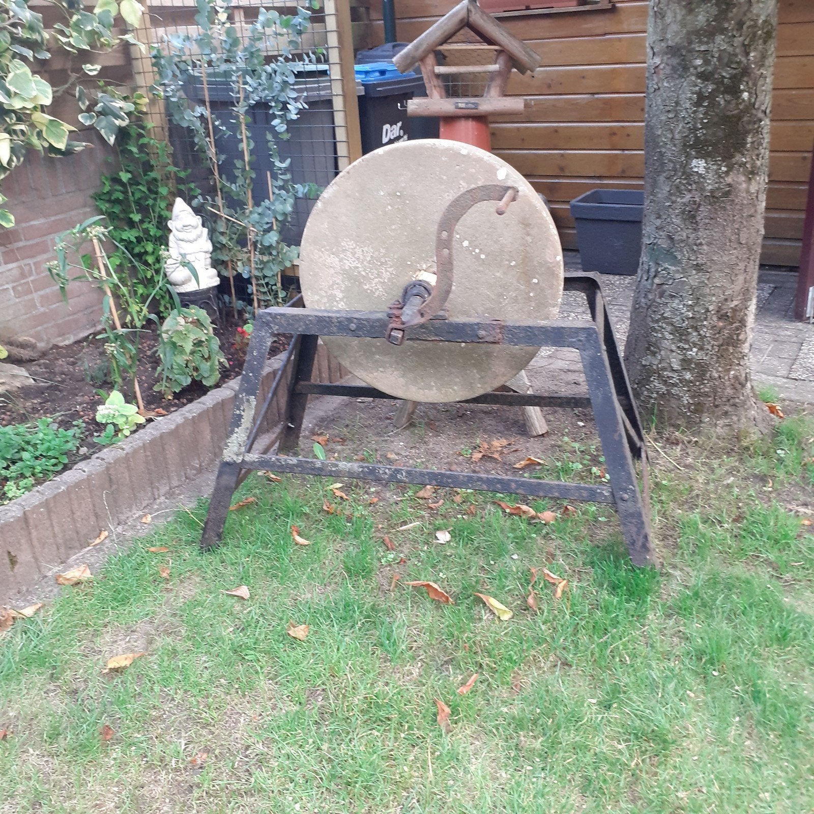 slijpsteen, Ophalen, Gebruikt