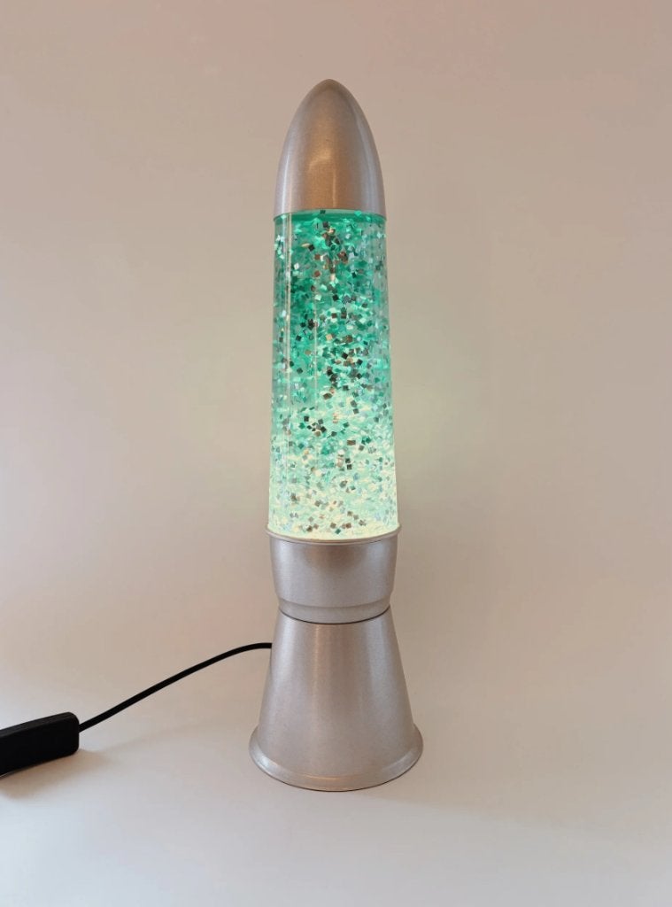 VINTAGE LAVALAMP XL | GLITTER, -, -, Ophalen of Verzenden, Zo goed als nieuw