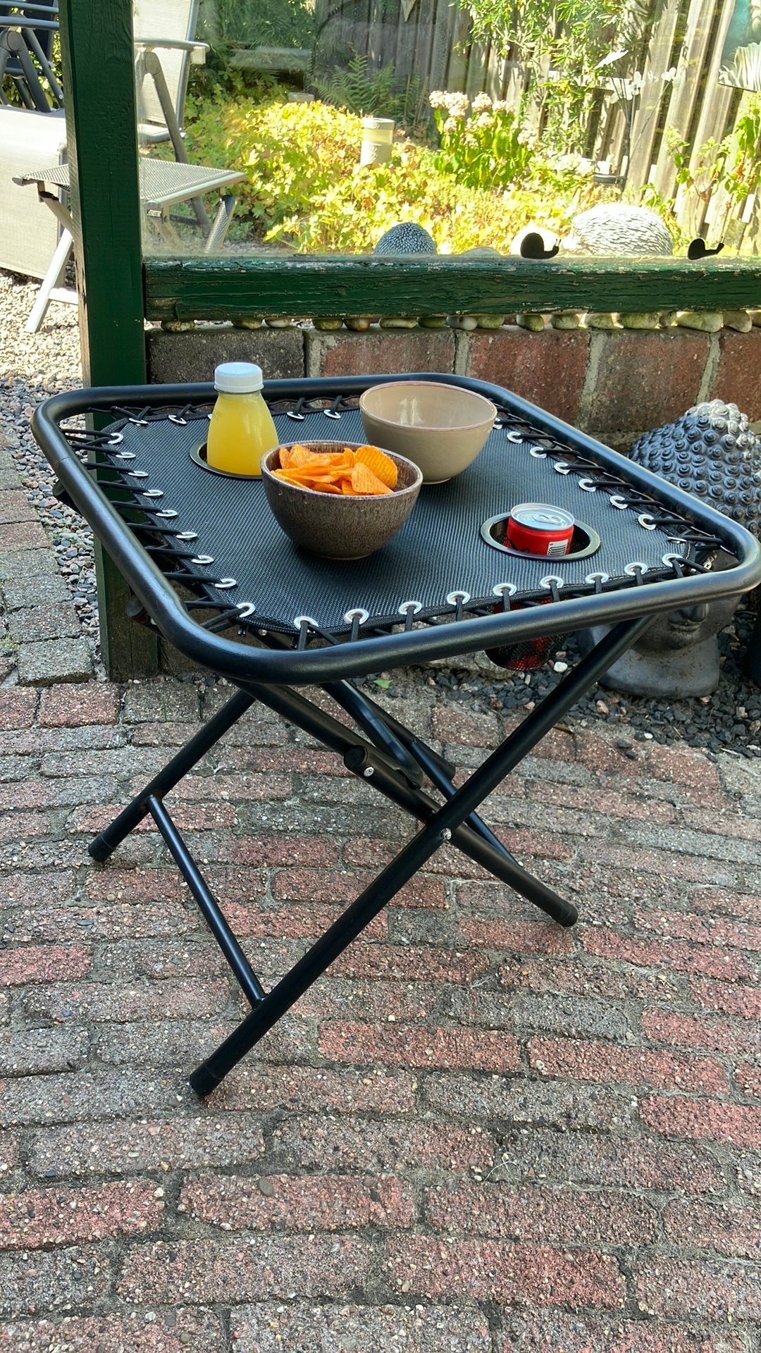 Leuke camping klaptafel of voor balkon of bij de bbq, Ophalen of Verzenden, Gebruikt