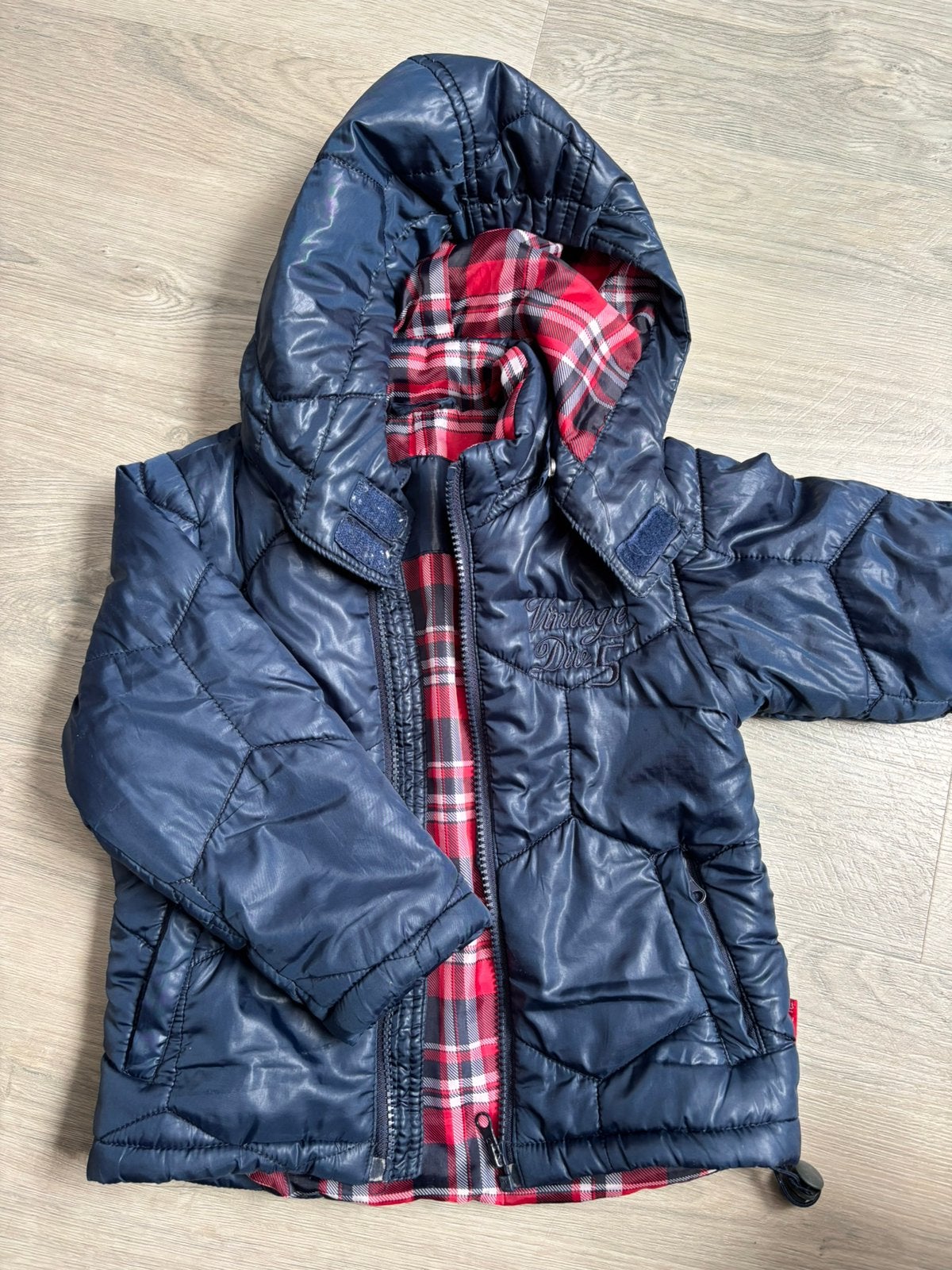 Name It herfst / winterjas blauw maar 92 jongen, Ophalen of Verzenden, Zo goed als nieuw, Jongetje, Jasje