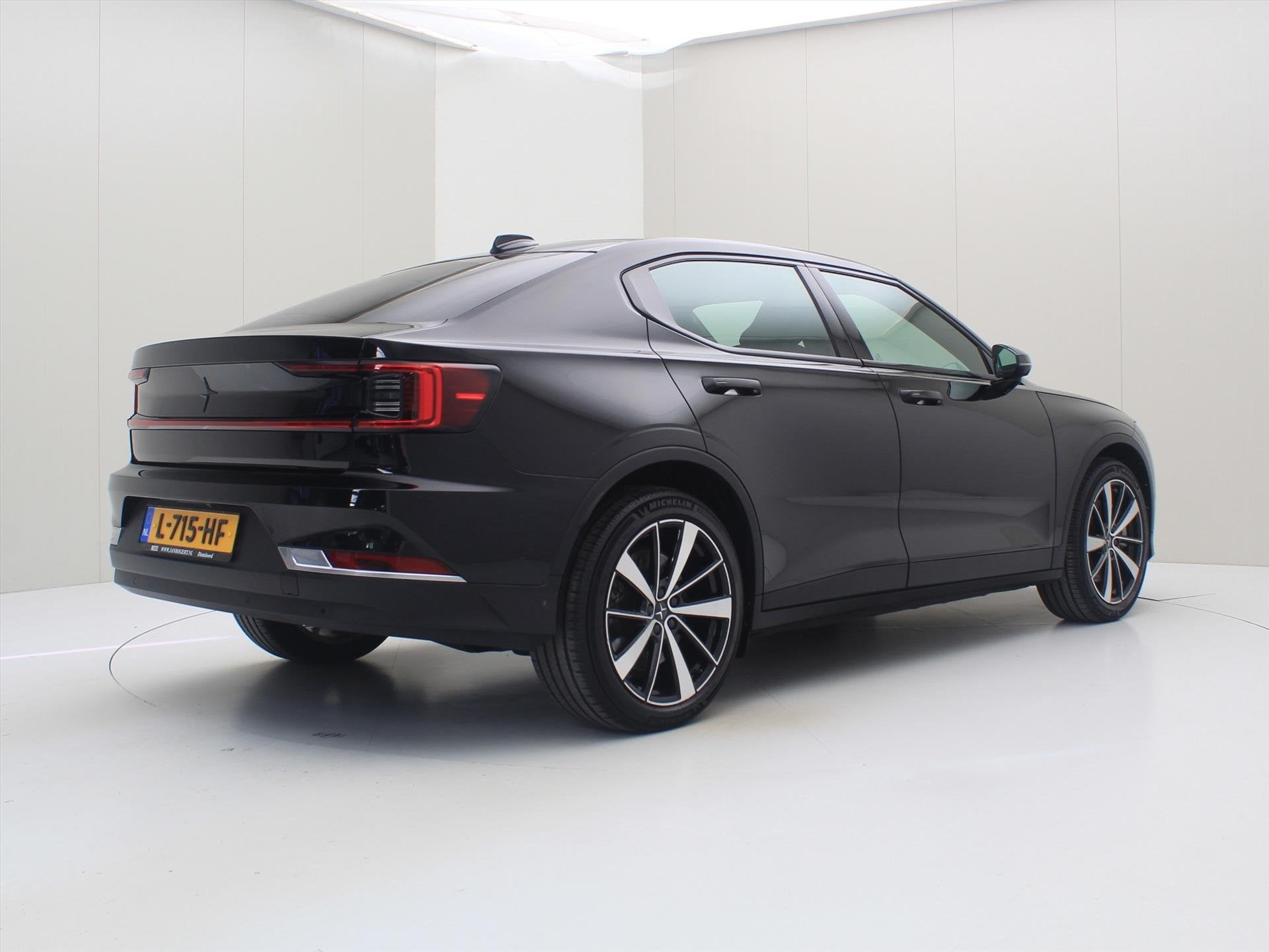 Polestar 2 Long Range Dual Motor 408PK 78kWh 92.2% SoH [ PIL, Auto's, Polestar 2, Stof, Gebruikt, Zwart