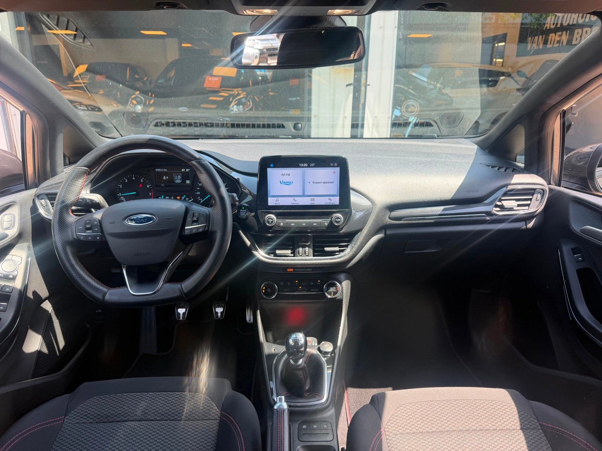 Ford Fiesta 1.0 EcoBoost ST-Line |Clima|Cruise|Navi|Carplay|, Voorwielaandrijving, Dealer onderhouden, Gebruikt, Zwart