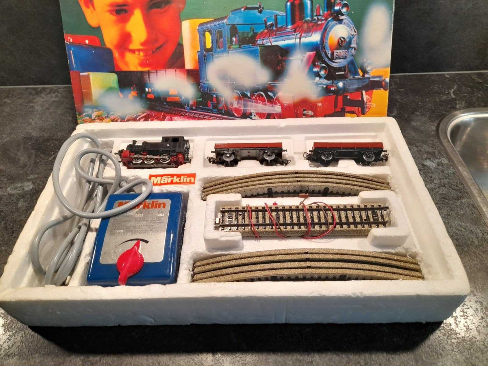 Marklin startset in originele verpakking-2, Wisselstroom, Ophalen of Verzenden, Analoog, Märklin